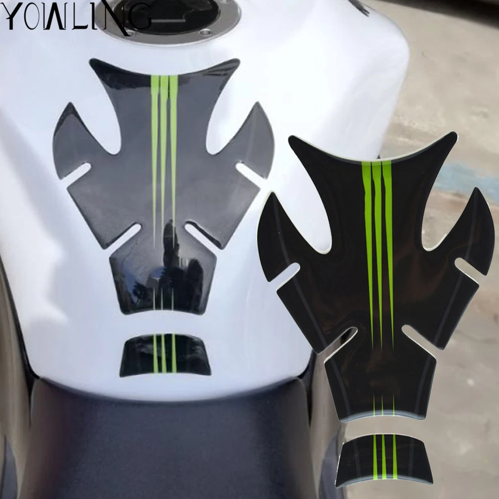 

ER6N Motorcycle Racing Fuel Gas Tank Cap Cover Pad Sticker Protector For Kawasaki NINJA 400R 650R 250R Ninja ZX6R ZX10R ZX14