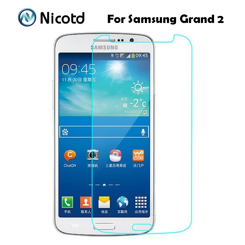 Противоударная защитная пленка из закаленного стекла для samsung Galaxy Grand 2 Duos G7102 G7105 G7106 G7108 G7109 G7108V на Grand2