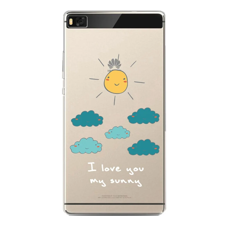 Beach Soft Clear TPU Phone Case For huawei P10plus P8 P9lite honor 3c 4c 6a 7 8 9 5c Girafee Printed Coque Cover Free Shipping | Мобильные