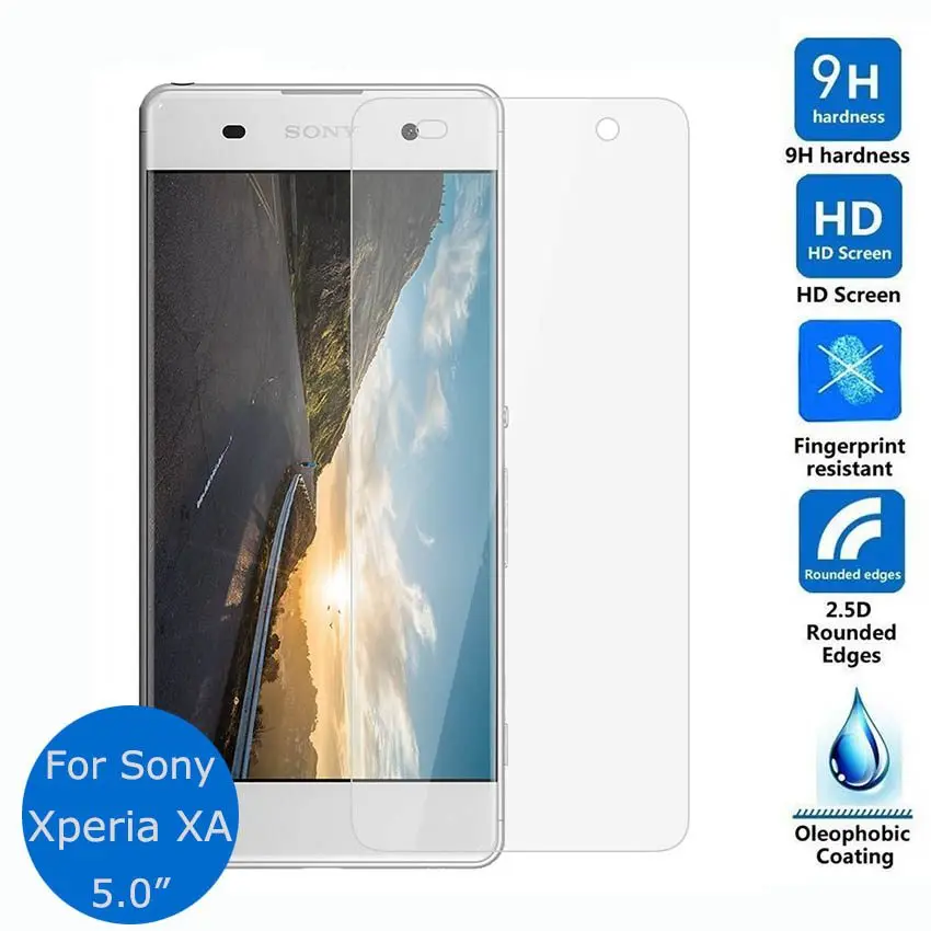 Для Sony Xperia Xa Защитная пленка 2.5D 9 H Закаленное стекло Экран протектор