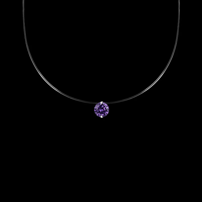 Ожерелье на леске женское прозрачное чокер | Украшения и аксессуары