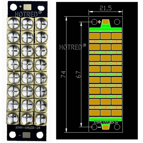 UV395-400nm Новейший 200 Вт-240 Вт высокомощный Светодиодный УФ-светильник фиолетовый 6565 Epi светодиодный s чип 395-400НМ COB лампы светодиодный диодный модуль фиолетовые чернила 3d принтер - Испускаемый цвет: UV395-400nm