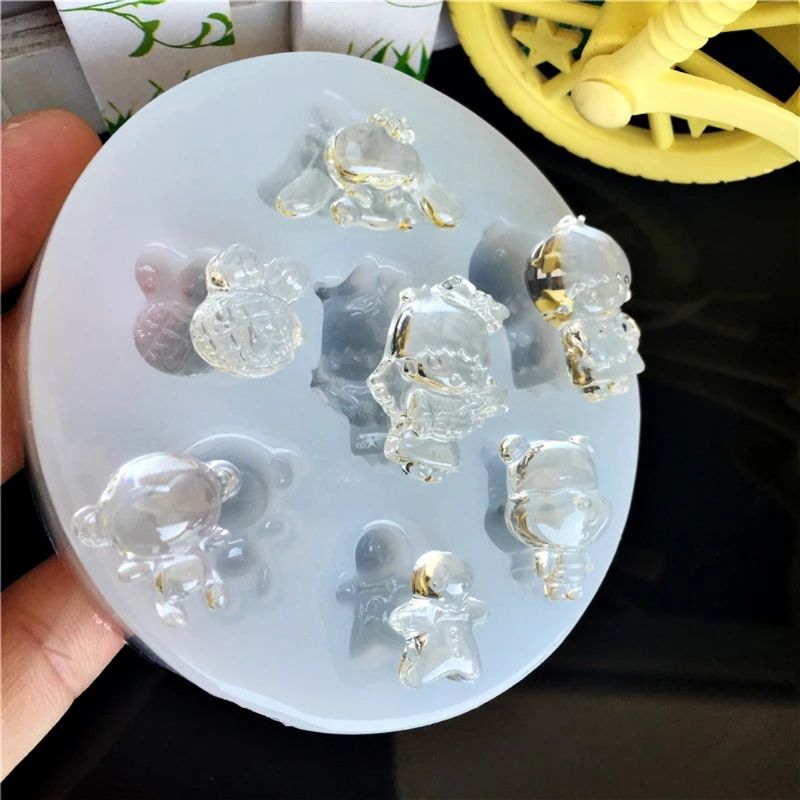 Ювелирные изделия силиконовая форма кнопка ледяной пик медведь бинарная Звезда