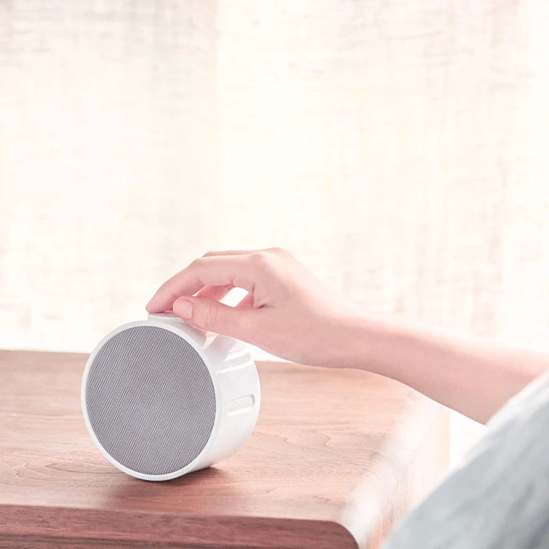 100% Оригинальные Xiaomi Mi музыка Будильник Bluetooth 4 1 Круглый 360 часов в режиме ожидания
