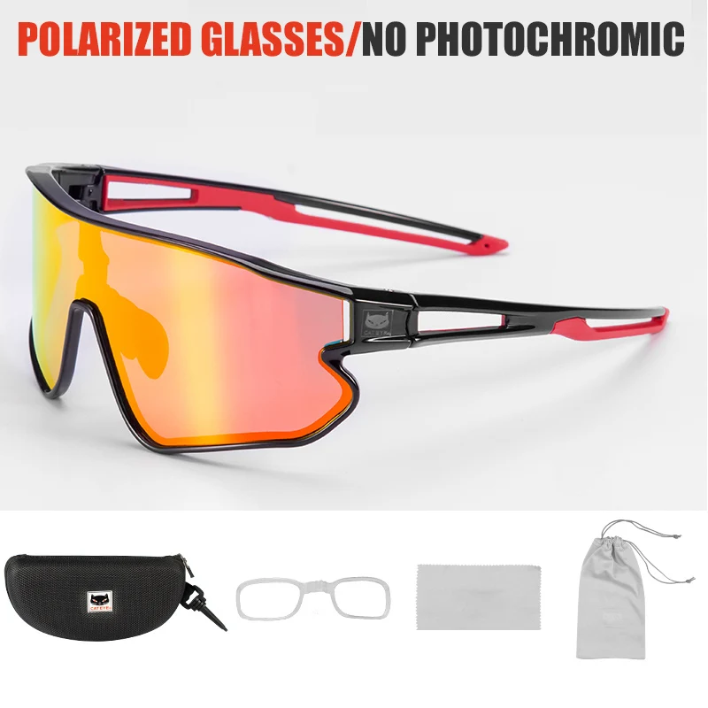 Polarized CATEYE поляризованные велосипедные очки с защитой от уф400 лучей фотохромные линзы, велосипедные солнцезащитные очки для мужчин и женщин, очки для альпинизма, рыбалки - Цвет: Polarized