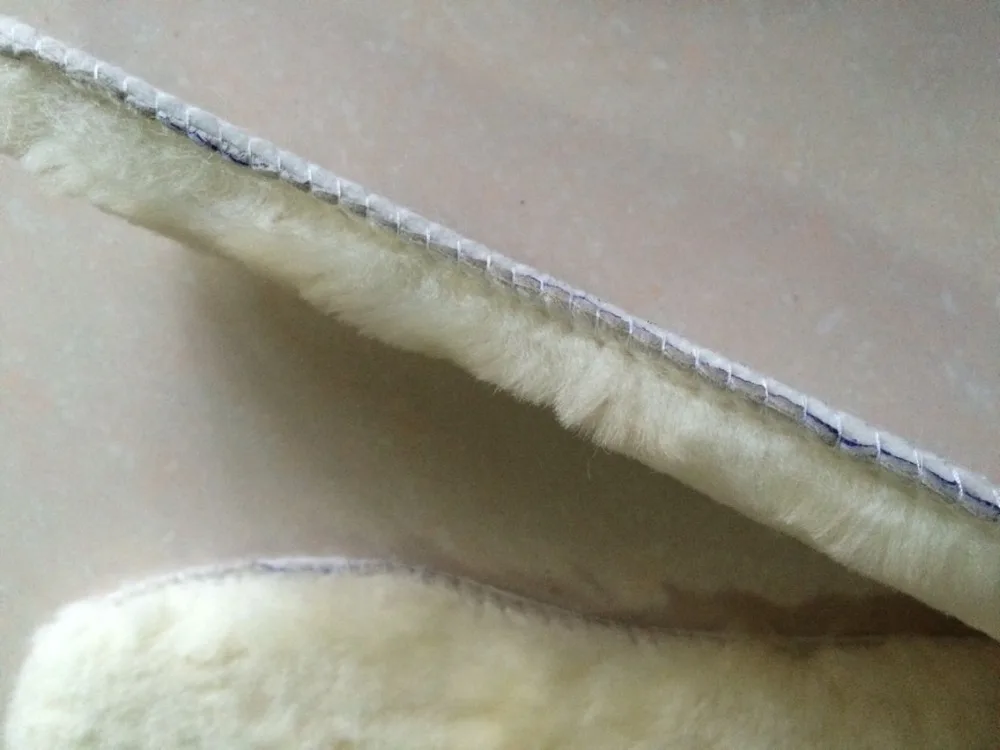 Genuine Sheep Fur Insloe, Woolen Insloes all size fur insoles, winter insloe enlarge