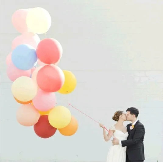 

100pc 18inch Round White Blue transparent Color Big Giant Balloon for Party Wedding Valentine's Day