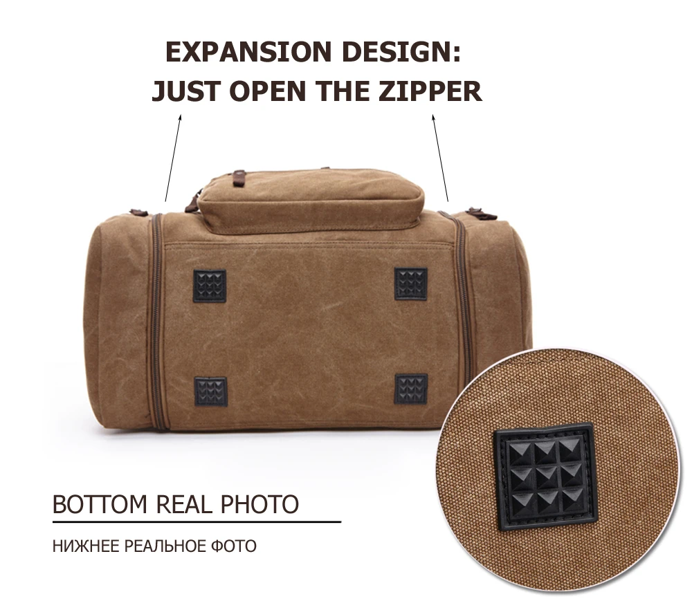 MARKROYAL мужские холщовые сумки для путешествий вместительные багажа подвесные