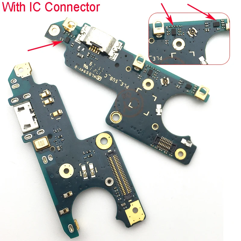 

10 шт./лот, Новый док-разъем USB для зарядки с микрофоном и гибким кабелем для Nokia 6 TA-1000 TA-1003