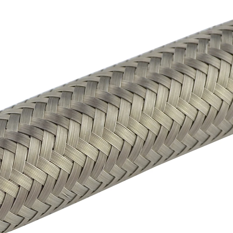 Двойной плетеный шланг из нержавеющей стали SPEEDWOW AN12 + фитинги комплект концевых