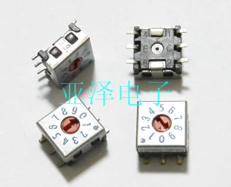 

1 шт. 0-9/10 Шестерня 84321C чип поворотный код переключения кода SMR7110-1