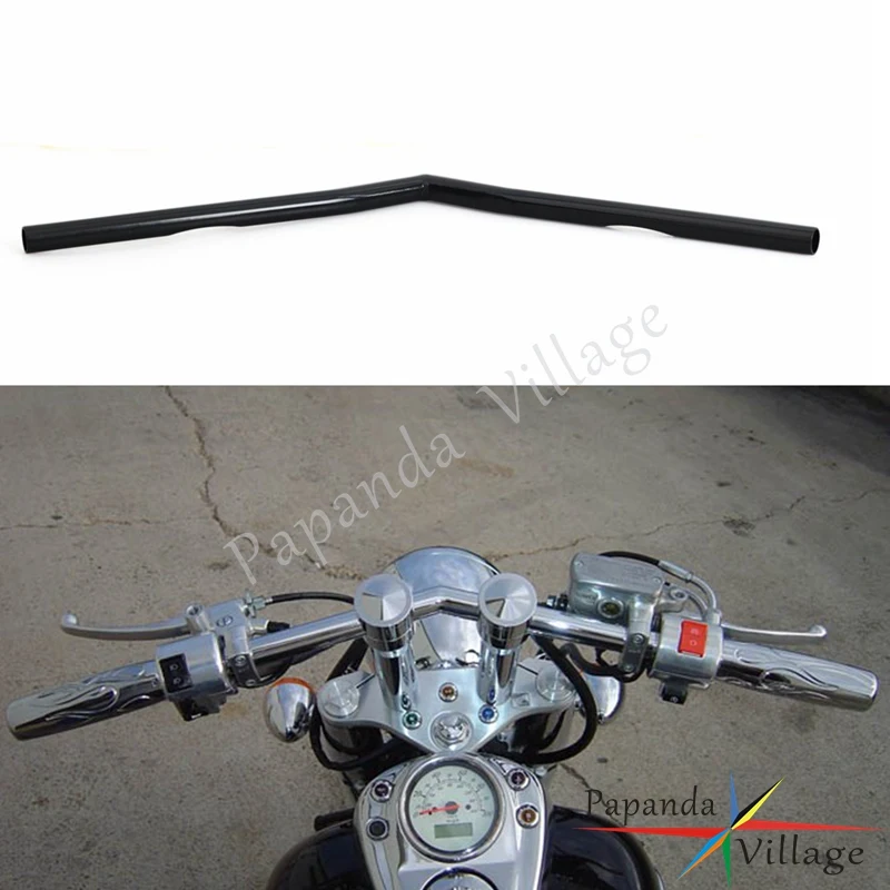 Papanda мотоцикл 1 &quotV бар настраиваемый руль ручка для Harley Honda Kawasaki Suzuki Yamaha |