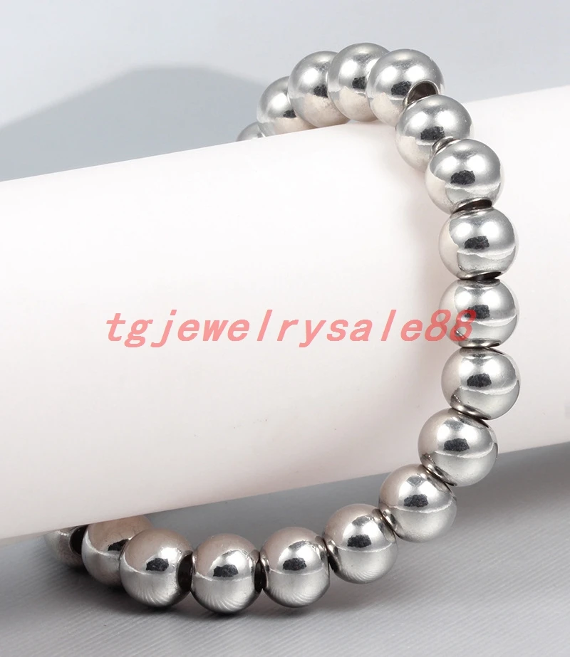 4/6/8/10 мм широкий полировальный Серебряный тон из нержавеющей стали круглые