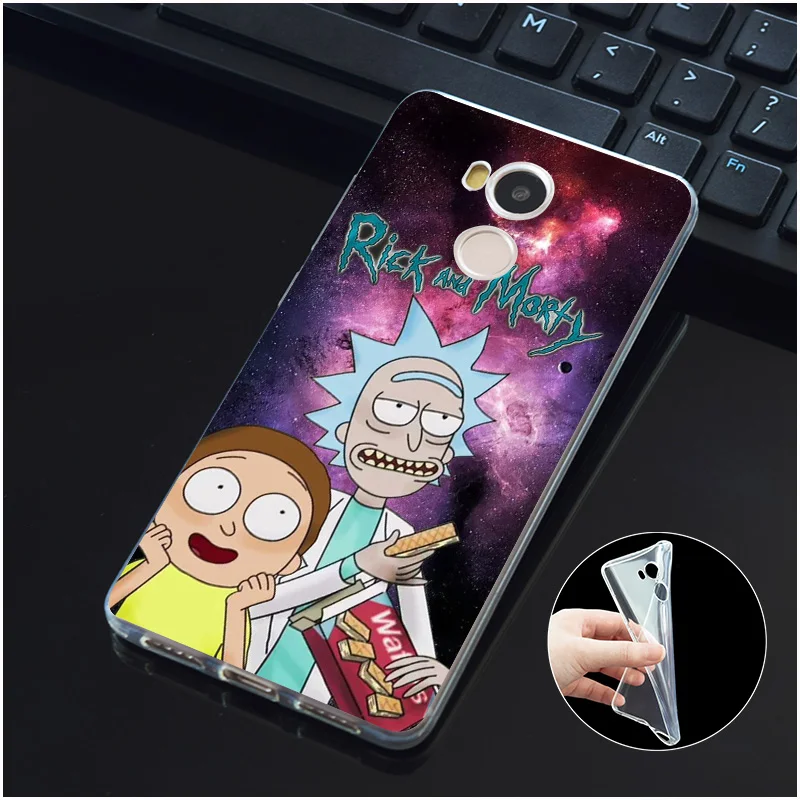 DREAMFOX L600 Rick And Morty Мягкий ТПУ силиконовый чехол для Xiaomi Redmi Note 3 4 5 Plus 3S 4A 4X 5A Pro Global |