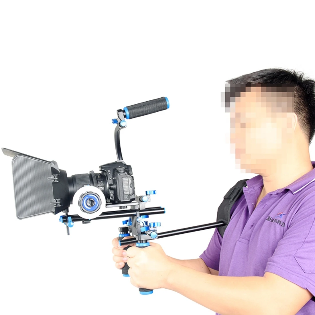 DSLR Rig Видео Стабилизатор Плечевой держатель+ Матовая коробка+ Крепление C+ Dslr клетка для Canon Nikon sony DSLR камера видеокамера