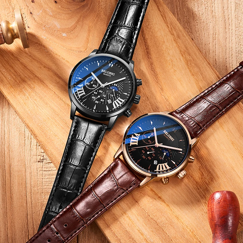 Часы наручные мужские кварцевые роскошные брендовые модные спортивные