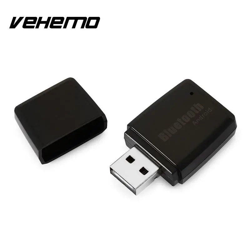 Автомобильный мини USB беспроводной Bluetooth V4.1 + EDR музыкальный аудио приемник Vehemo AUX 3