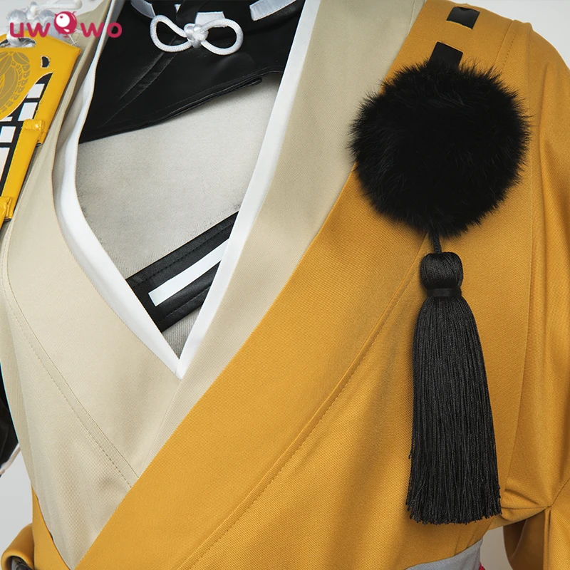 UWOWO Kogitsunemaru косплей Touken Ranbu онлайн желтый кимоно из полиэстера мужской костюм
