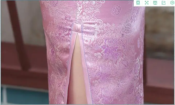 Традиционное розовое/Голубое/золотистое китайское платье женское длинное