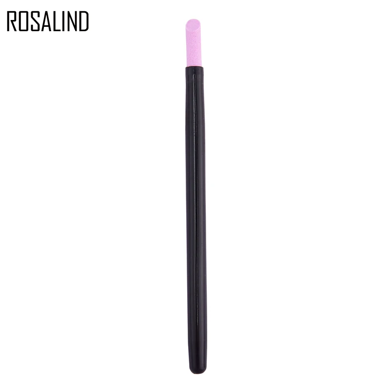 ROSALIND 1 шт. ложка-толкатель для ногтей скрабы камень омертвевшая кожа ручка