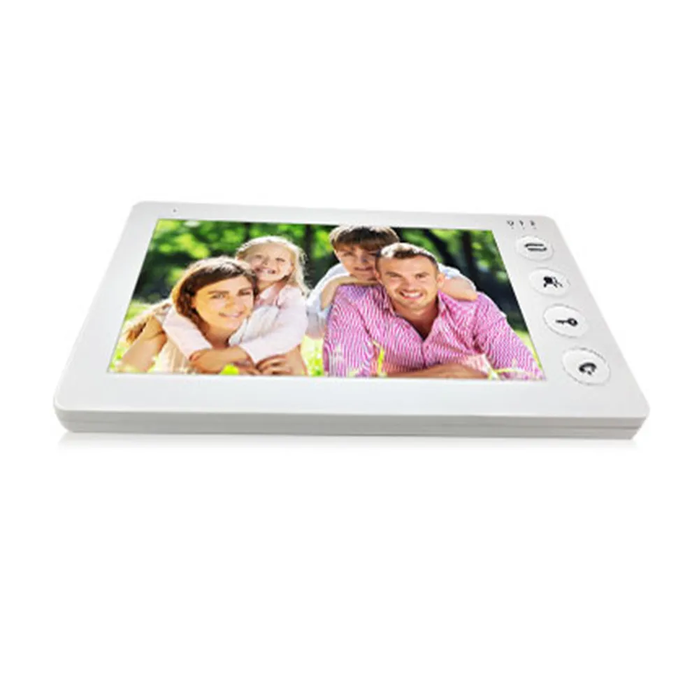 Dragonsview 7 Inch video door phone doorbell intercom 4 monitor and 2 Doorbell Camera 1200TVL Door Entry System Kit Unlock Talk