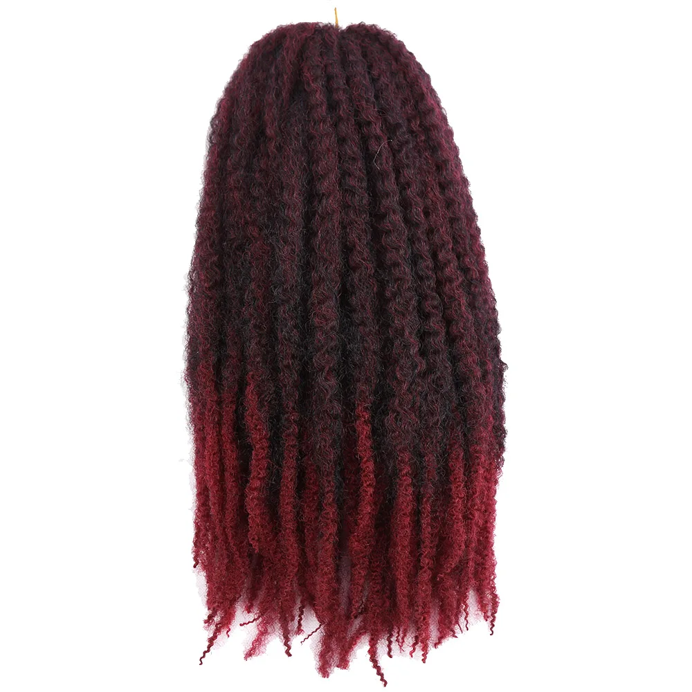 Amir hair 18 дюймов Синтетические Marley косы с эффектом деграде (переход от темного к