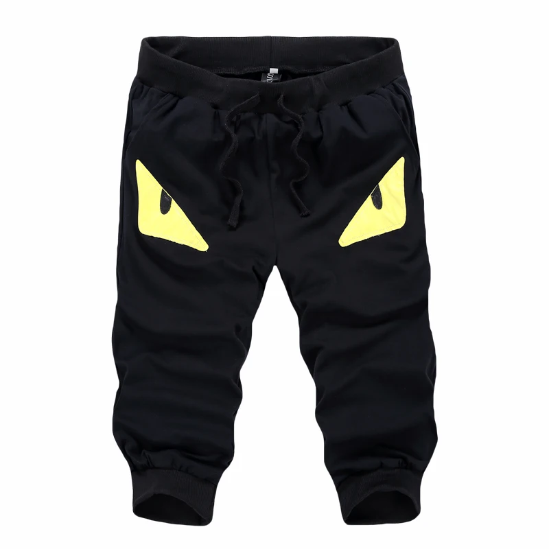 New Brand Men Shorts Slim Fit High Quality 100% Cotton Casual Sport Fashion Eyes Running Joggers Harem Short | Мужская одежда