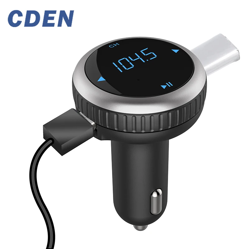 Автомобильный fm передатчик CDEN Bluetooth Handsfree MP3 плеер USB беспроводное зарядное