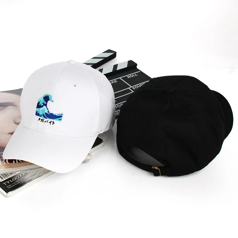 Новая вышитая Бейсболка Snapback личностные волнистые шапки с узорами мужские и женские хип-хоп шляпы хлопковые шапки