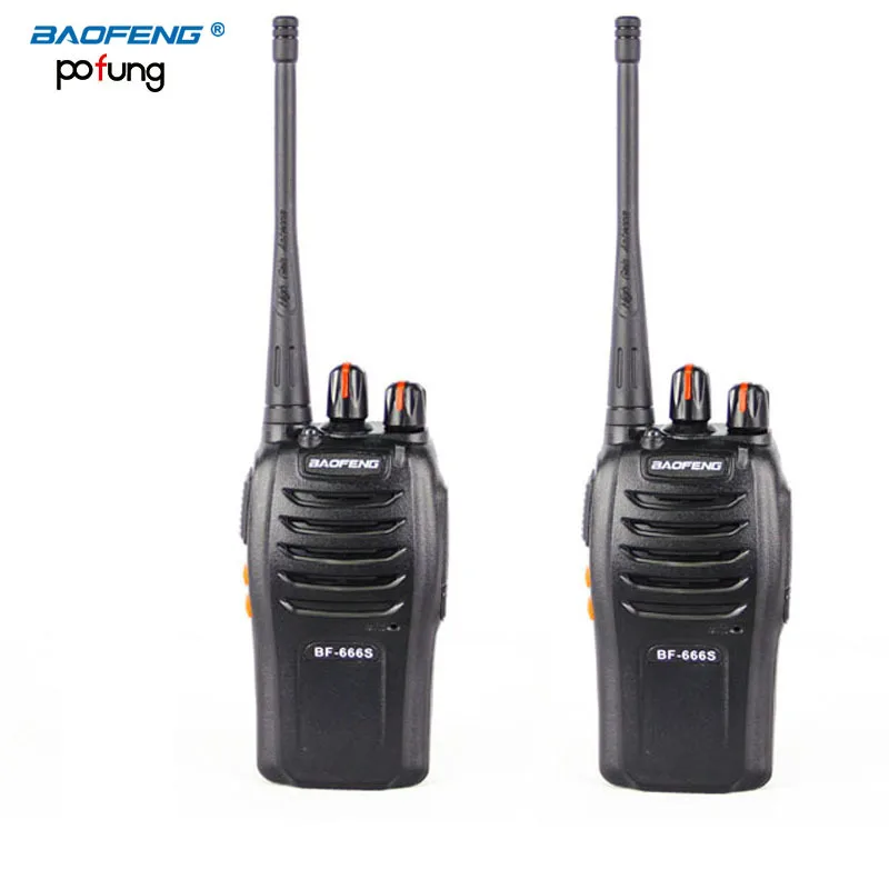 Рация Baofeng 2 шт. BF 666S UHF 400 470 МГц 5 Вт 16 каналов двухстороннее радио 666 S простая