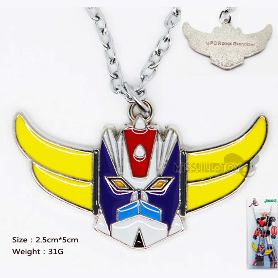 Ожерелье с фигуркой аниме НЛО робот грендар модная подвеска для косплея брелок