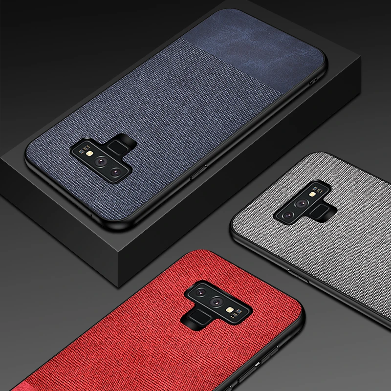 Cloth Texture Soft case For Samsung Galaxy Note 9 8 Case Luxury Ultra-thin Silicone TPU Phone Cases A6 Plus |