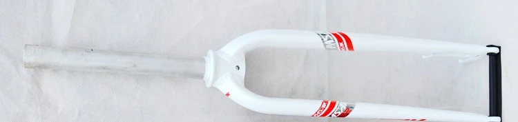 white red Жесткая вилка для велосипеда 2" 27,5" 2" алюминиевая горная Велосипедная вилка для шоссейного велосипеда жесткая Р32 модель дискового тормоза - Цвет: white red