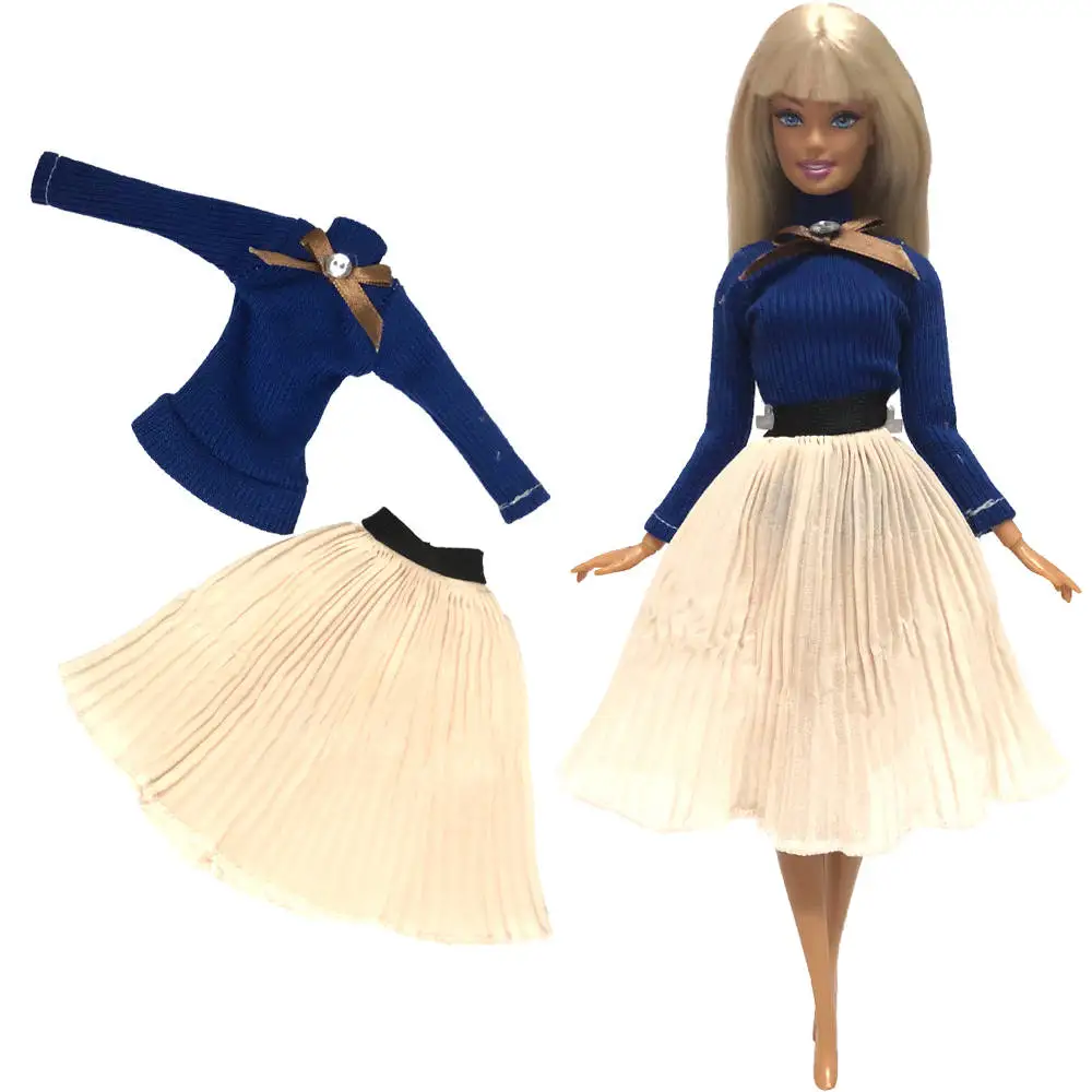 Not Include Doll C Нагорный Карабах Лидер продаж Новые платье куклы красивые ручной работы вечерние ClothesTop модное платье для куклы Барби благородный кукла ребенок Girls'Gift JJ - Цвет: Not Include Doll C