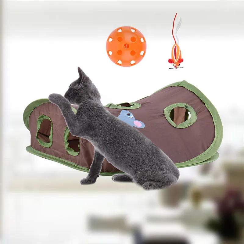 Многофункциональная кошачьи игрушки с колокольчиками шарики игрушечные кошки Симпатичные забавные игрушки, Мышь Охота игрушка для кошки