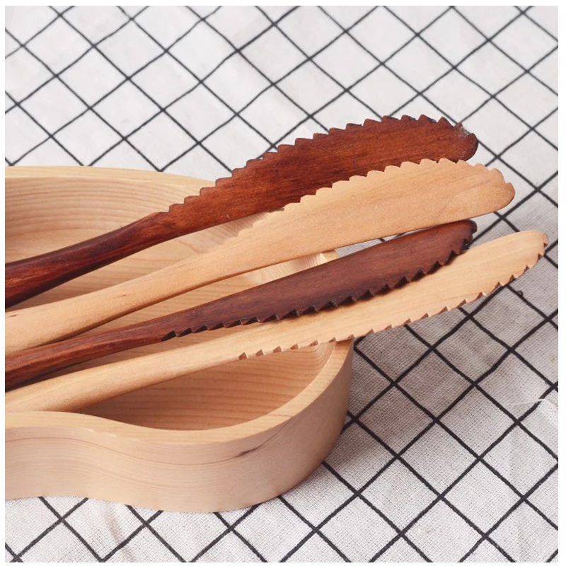 Сепаратор для молочного крема AIRCHR деревянный нож масла форма зуба 100% натуральный