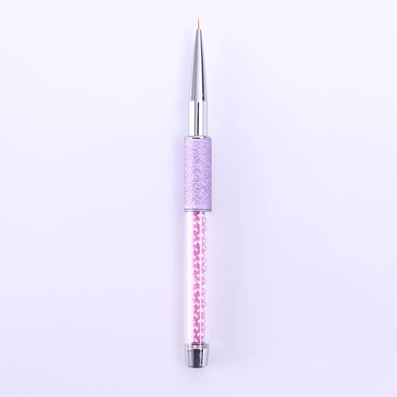 Фиолетовый Ногтей Плоской Кисть Рисунок Пером Шарик Ручки Маникюр Инструмент|tool