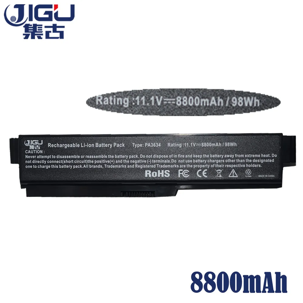 JIGU Laptop Battery PA3817U 1BAS 1BRS PA3818U PABAS117 PABAS178 PABAS227 PABAS228 For Toshiba for Dynabook CX/45F|laptop battery|battery
