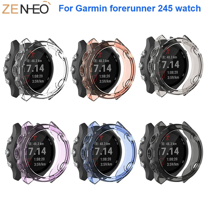 Мягкий Силиконовый противоударный защитный чехол для Garmin forerunner 245/245 M защитные