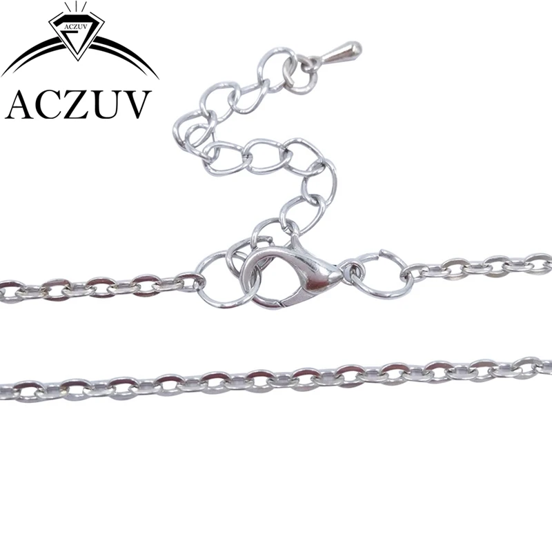 120 шт 3 мм плоский кабель звено цепи ожерелье с омаром застежка расширитель