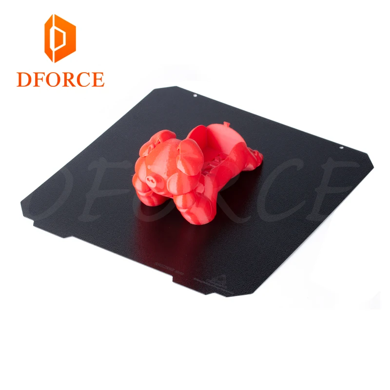 

DFORCE 220 X 220 Double sided Textured PEI Spring Steel Sheet Powder Coated PEI Build Plate for Anet A8 robo r2 wanhao etc