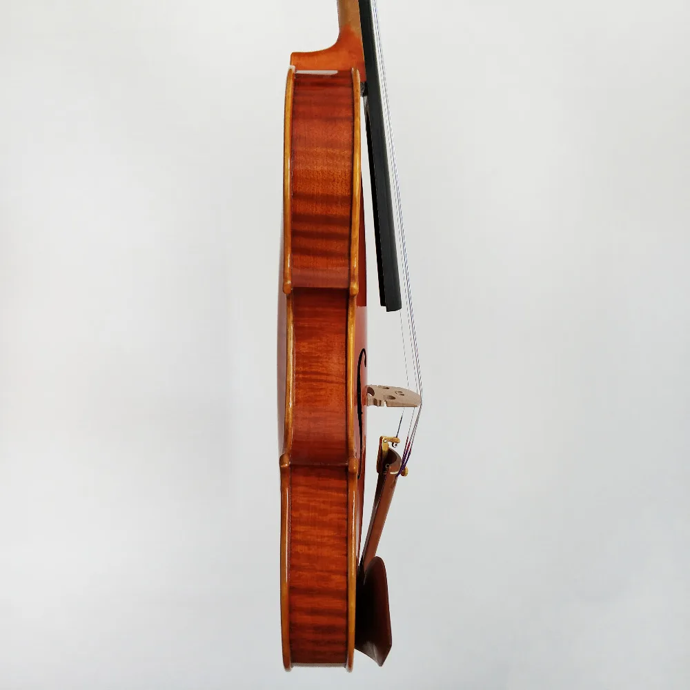 Копия Stradivarius 1715 ручная работа резьба цветок FPVN03 скрипка+ углеродного волокна лук пены чехол