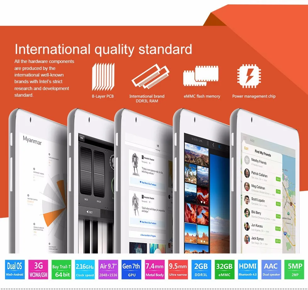 Новое поступление 9," Teclast X98 Air 3g двойная система планшетный ПК 2,16 ГГц экран retina 2048x1536 2 Гб ram 32 Гб телефонный звонок