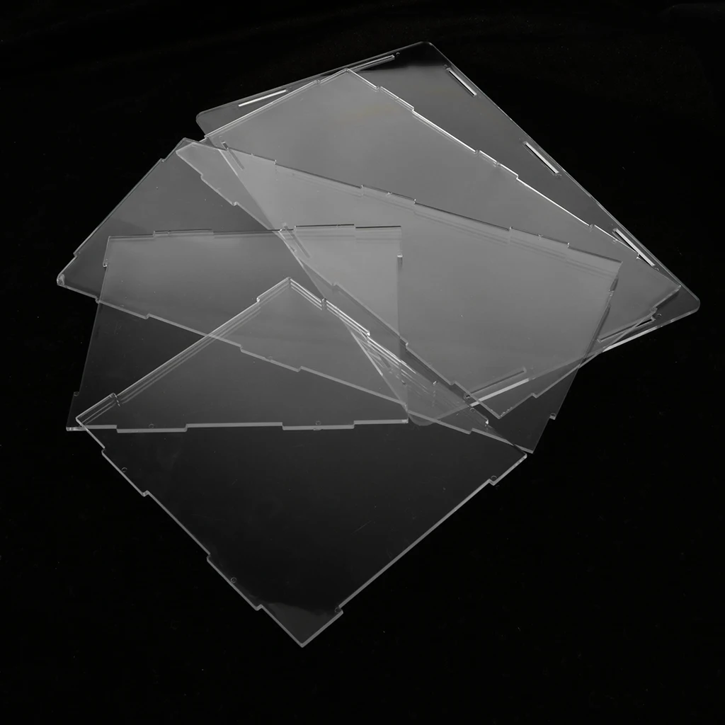 Акриловый чехол для дисплея защита от пыли трехуровневая коробка аниме фигурки