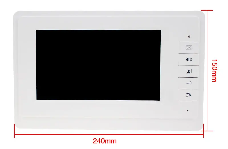 " TFT lcd цветной экран видео дверной звонок Домофон внутренний монитор блок с 25 мелодий для домашней квартиры Сейф V70F