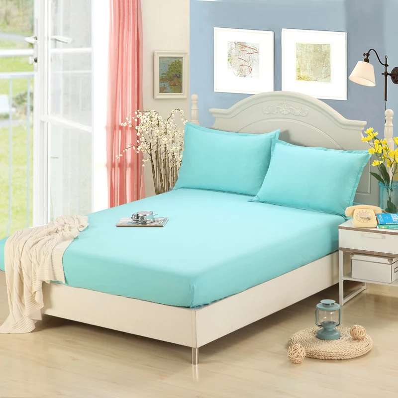 Бархатистая микрофибра цельное покрывало/резина/простыня наволочки 3 шт двойной