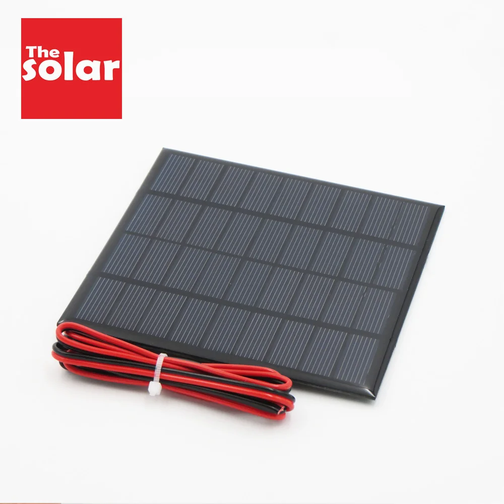 Блок питания 9 в пост. Тока 2 Вт 6 солнечная панель поликристаллический кремний