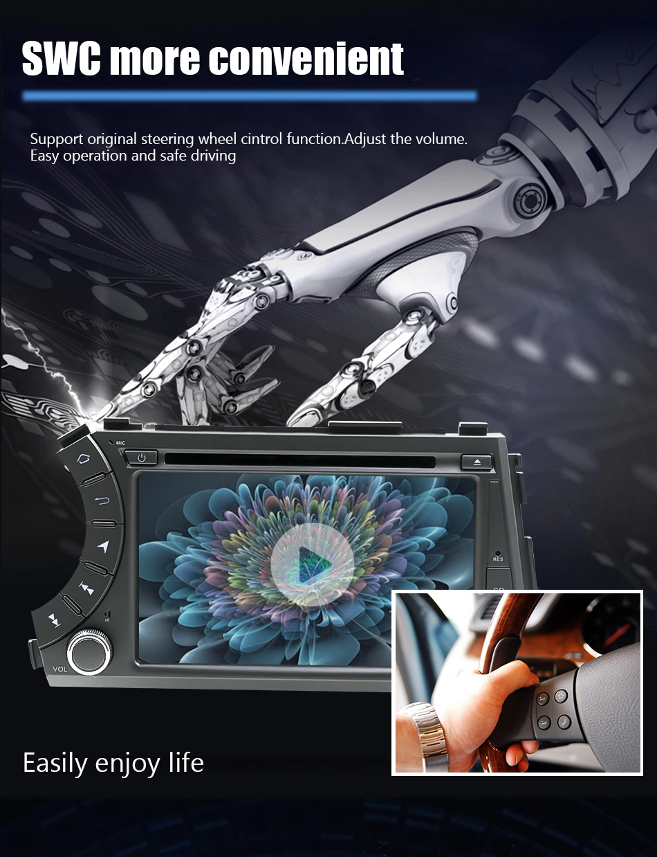 Eunavi 2G+ 3 знака после 2G Octa 8 core android 9,0 автомобильный dvd для Ssang yong Ssangyong Actyon Kyron мультимедийная Автомобильная магнитола gps navi T8 автомобильная стереосистема