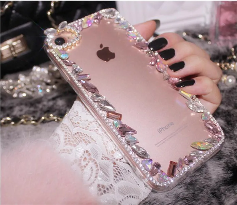 Роскошный блестящий чехол с кристаллами для iPhone 11 Pro Max XS XR X 7 8 Plus 6 6s 5S SE