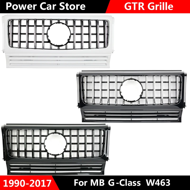 Новинка W463 GTR GT R Стиль передний гриль гонки решетка для Mercedes Benz Facelift G550 G500 G350 G55 G63